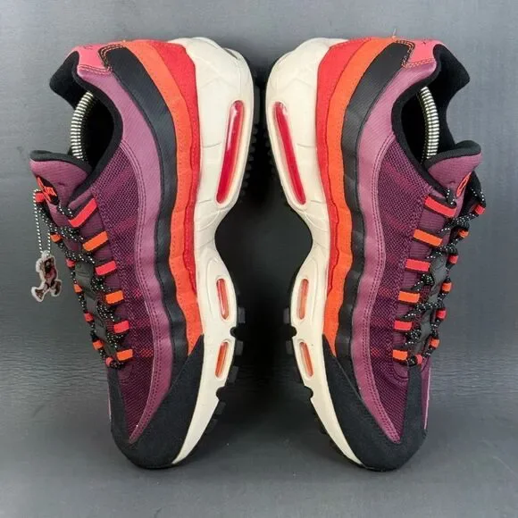 Nike Air Max 95 Utility Villain Red athletic sneaker shoes men's size 11 - Picture 5 of 8